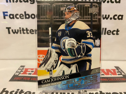 2020-21 Cam Johnson UD Extended Series Young Guns Rookie Hockey Card #712