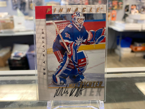1997-98 Pinnacle Be A Player Auto Mike Richter #37 Auto