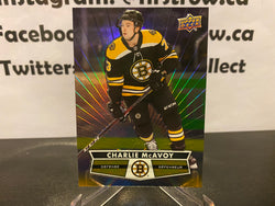 Charlie McAvoy 2021-22 Upper Deck Tim Hortons Hockey Card #75