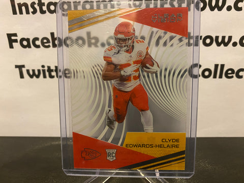 Clyde Edwards-Helaire 2020 Panini Chronicles RC #CV-5 Chiefs Clear Vision
