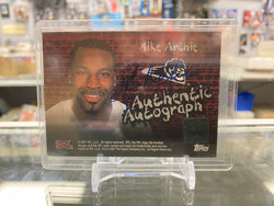 2001 Topps XFL Endzone Auto Mike Archie Autograph