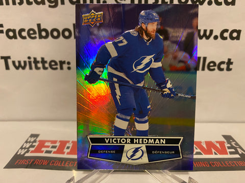 Victor Hedman 2021-22 Upper Deck Tim Hortons Hockey Card #77