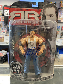 Matt Hardy signed WWE Ruthless Aggression Action Figure