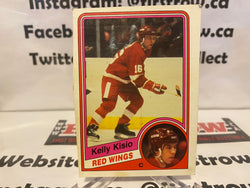 1984-85 O-Pee-Chee Kelly Kisio Rookie #56 Detroit Red Wings OPC RC