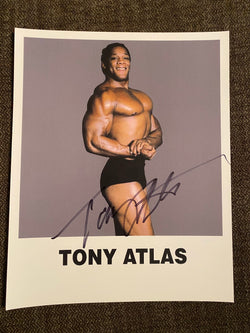 Tony Atlas Autographed 8x10 Wrestling Photo - First Row Collectibles