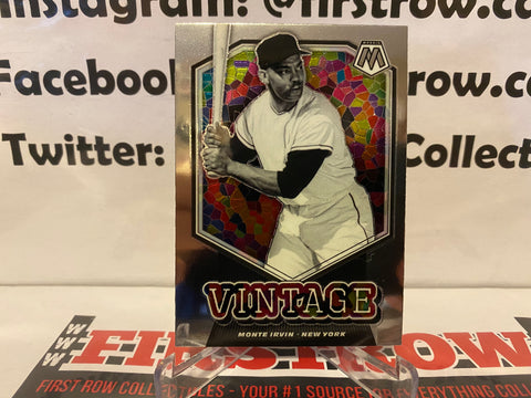 MONTE IRVIN 2021 Panini Mosaic #V14 Vintage
