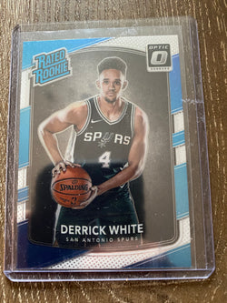 Derrick White 2017-18 Optic Rookie Card RC #172 Spurs