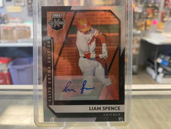 2021 Panini Elite Extra Edition Signatures Liam Spence #154 Auto