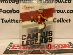 2015 Prestige Campus Legends #1 John Elway Stanford Broncos