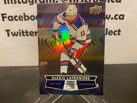 Alexis Lafreniere 2021-22 Upper Deck Tim Hortons Hockey Card #108