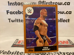 2017 Topps Heritage WWE Bronze The Rock #9