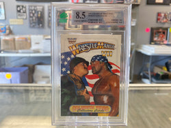 1993 WWF Wrestlemania VII Hulk Hogan vs Sgt Slaughter Coliseum Video Cards MNT 8.5