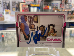 Natalya signed 2017 WWE Topps Card