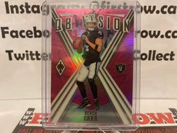 2019 Panini Phoenix QB Vision Red Derek Carr #’d /199 SP 🔥