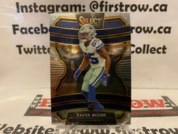 2019 Select Football Xavier Woods Concourse RC #17 Cowboys