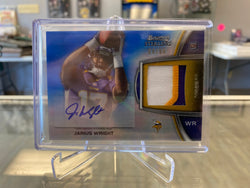 2012 Bowman Sterling Relic Blue Refractor /99 Jarius Wright Rookie Auto RC