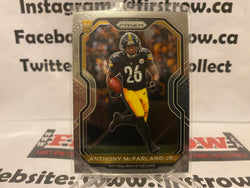 2020 Panini Prizm Anthony Mcfarland Jr RC #393 Pittsburgh Steelers