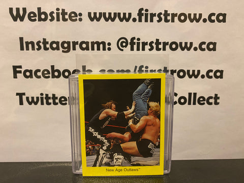 New Age Outlaws WWF WWE 1998 Cardinal Wrestling Card