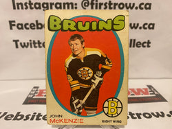1971-72 O-Pee-Chee #82 John McKenzie Boston Bruins