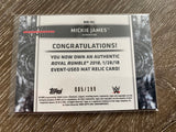 2018 Topps WWE Women's Division Mat Relics Royal Rumble /199 Mickie James #MR-MJ