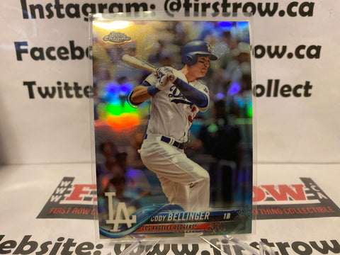 2018 Topps Chrome Cody Bellinger Refractor #132 Dodgers Baseball Card