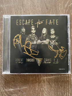 Escape The Fate Autographed I am Human CD Album