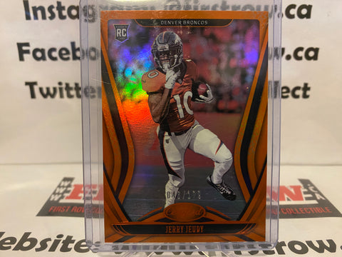 2020 Certified Rookies Mirror Orange /199 Jerry Jeudy #108 Rookie RC