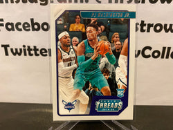 PJ WASHINGTON JR. RC 2019-20 Panini Chronicles Threads #85 Hornets