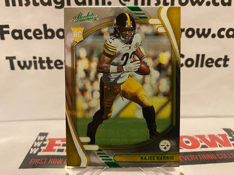 2021 Panini Absolute Najee Harris #111 Green Foil Rookie RC Pittsburgh Steelers