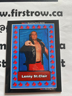 Lenny St. Clair aka Dr. Luther 2021 CanAm Wrestling Retro Series Card - First Row Collectibles