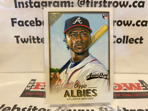 2018 Topps Gallery #67 Ozzie Albies RC - Atlanta Braves rookie card
