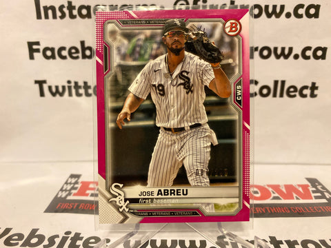 2021 Bowman Fuschia Border /299 Jose Abreu #92