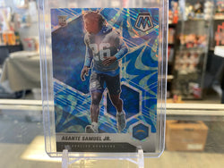 2021 Mosaic ASANTE SAMUEL Jr. Rookie #348 Reactive Blue Prizm RC LA CHARGERS