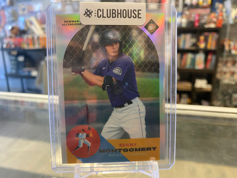 Benny Montgomery 2022 Bowman Chrome Ascensions #BA-12 Colorado Rockies