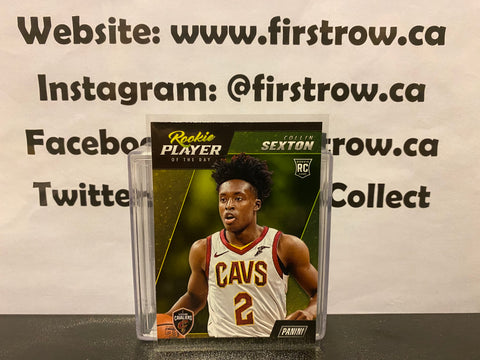 Collin Sexton 2018-19 Rookie RC ROOKIE Panini Player of the Day Rookies #R9