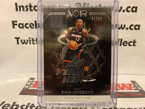 2019-20 Panini Noir Icon Edition /99 Bam Adebayo #76