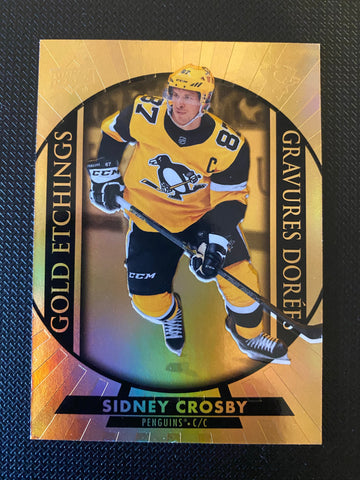 Sidney Crosby 2020-21 Upper Deck Tim Hortons Gold Etchings G-15