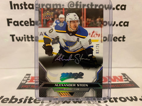 2020-21 UD MVP Super Script /25 Alexander Steen St. Louis Blues #116