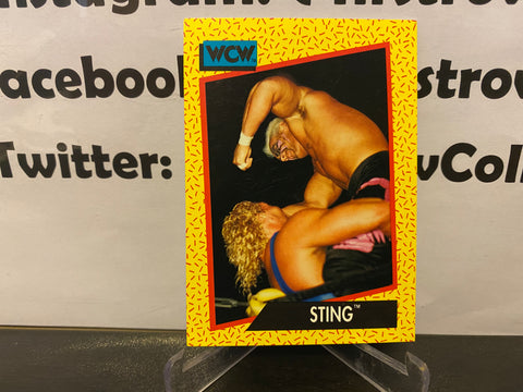 Sting 1991 WCW Impel Card #5