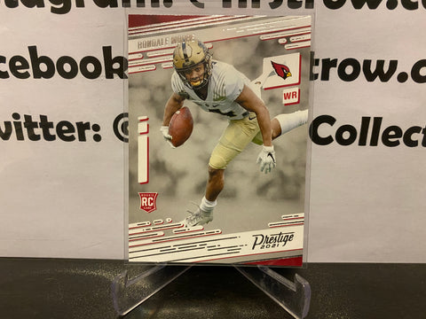 Rondale Moore 2021 Panini Prestige Rookie #220 Cardinals RC