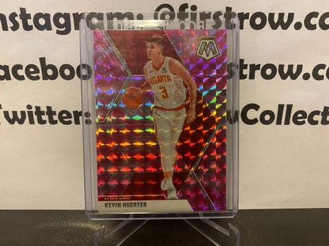 Kevin Huerter 2019-20 CAMO PINK MOSAIC PRIZM 2nd Year Card #24 Atlanta Hawks