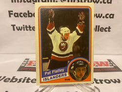 1984-85 O-Pee-Chee Pat Flatley Rookie Card #124 New York Islanders RC
