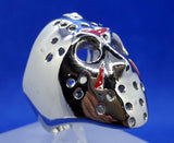 Jason Voorhees Hockey Mask Ring Size 13 Stainless Steel Friday the 13th