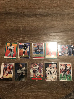 Andre Rison NFL Football 10 Card Lot