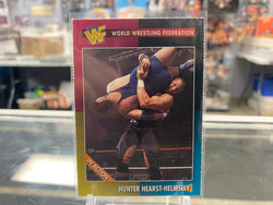 1995 WWF Magazine #62 Triple H Rookie Card Hunter Hearst Helmsley RC CREASED