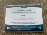 WWE MVP GREEN Topps Platinum 2010 Event Worn Relic Card /399