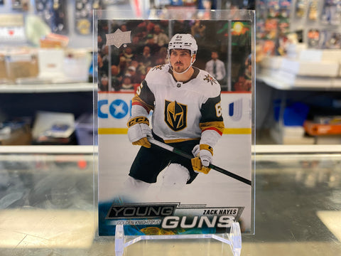 2022-23 Upper Deck Young Guns Zack Hayes Rookie Card #242 Hockey Card