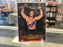 Chris Kanyon signed 1999 WCW Topps Embossed Wrestling Card