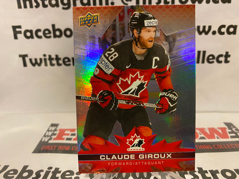 Claude Giroux 2021-22 Upper Deck Tim Hortons Team Canada #17
