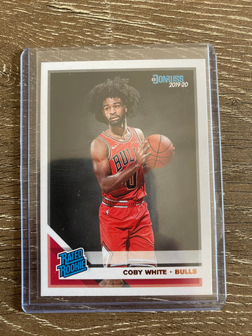 Coby White 2019-20 Panini Donruss Basketball Rated Rookie RC #206 Bulls